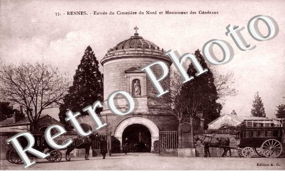 entree du cimetiere du nord et monument des generaux