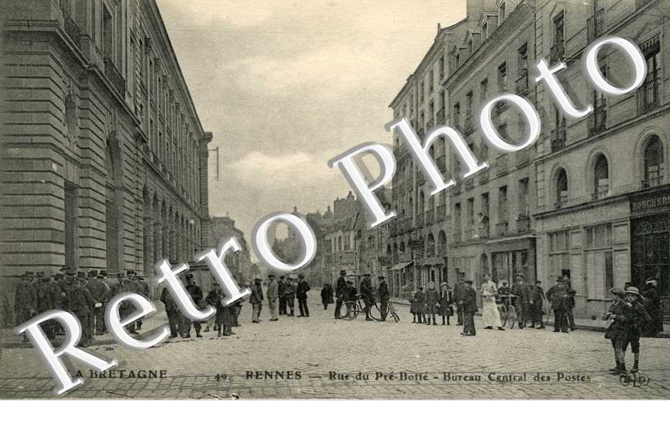 rue du Pre Botte Bureau central des Postes