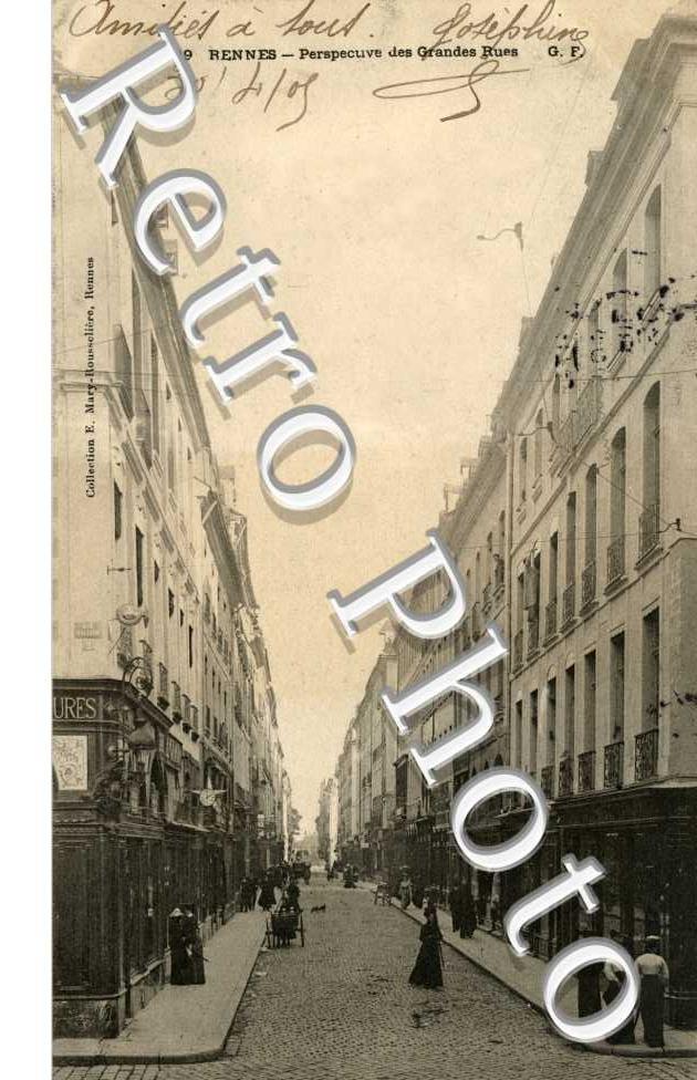 Perspective des grandes rues