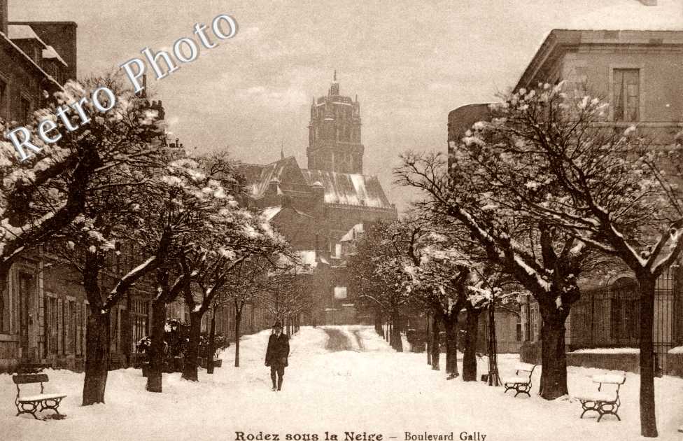 le Boulevard Gally sous la Neige