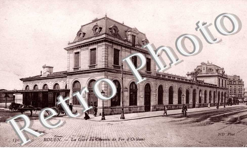 la gare du Chemin de fer d'orleans