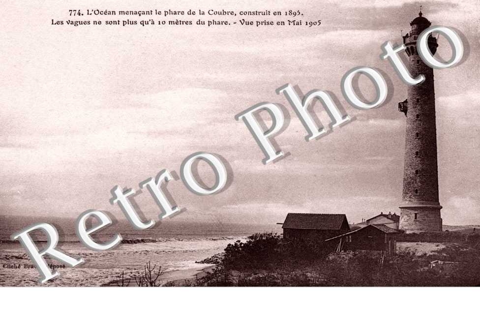 Le phare de la Coubre en mai 1905