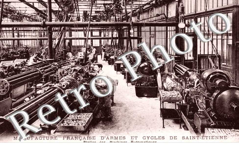 manufacture francaise d'armes et cycles de st etienne, atelier des machines automatiques