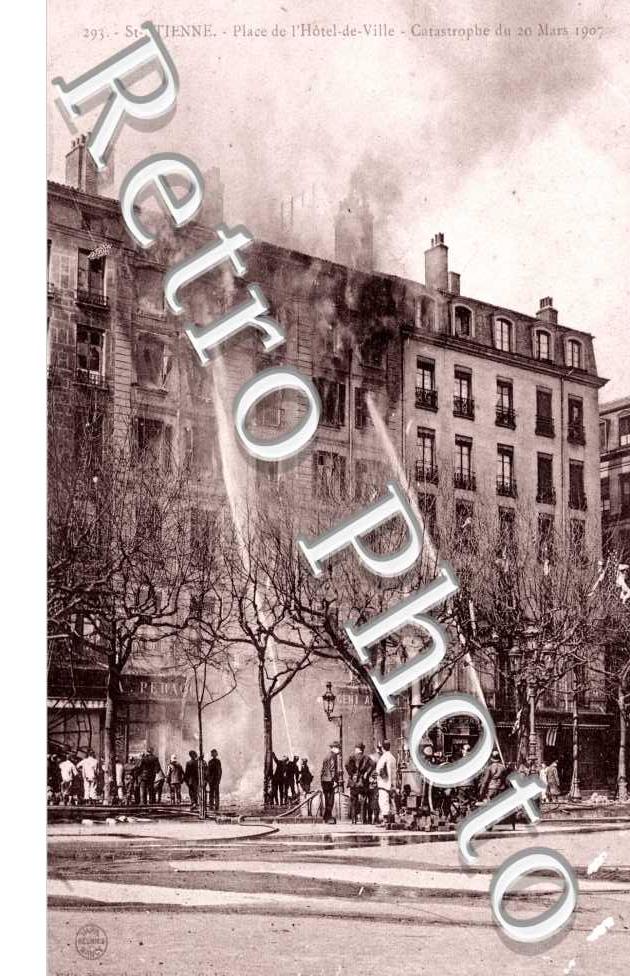 Place de l'Hotel de Ville, Catastrophe du 20 mars 1907