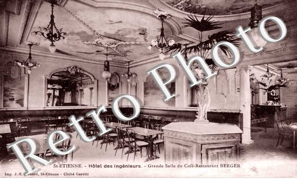 Hotel des Ingenieurs, Grande Salle du Cafe Restaurant Berger