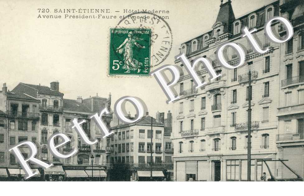 Avenue du President Faure et rue de Lyon Hotel Moderne