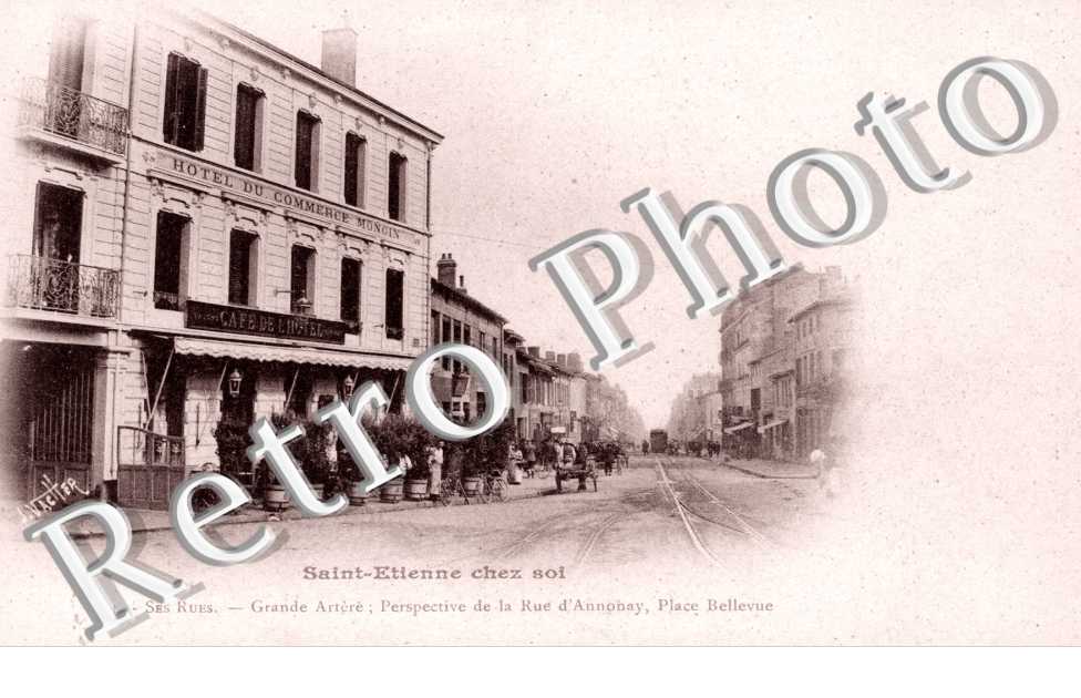 Rue d'Annonay et Place Bellevue