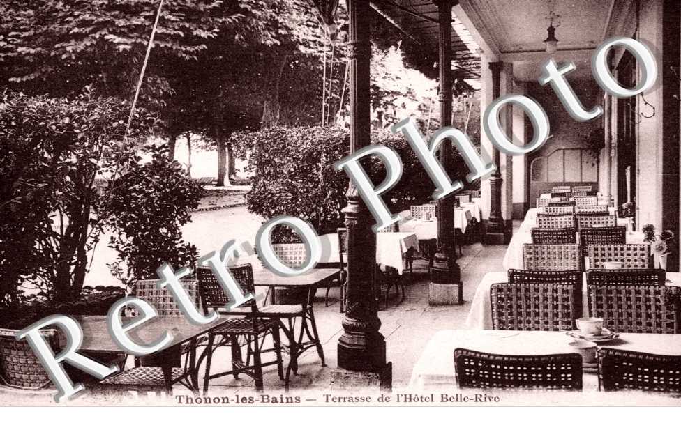 Terrasse de l'Hotel Belle Rive
