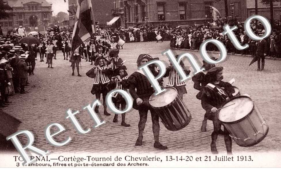 Tournoi de Chevalerie Juillet 1913 - Tambours
