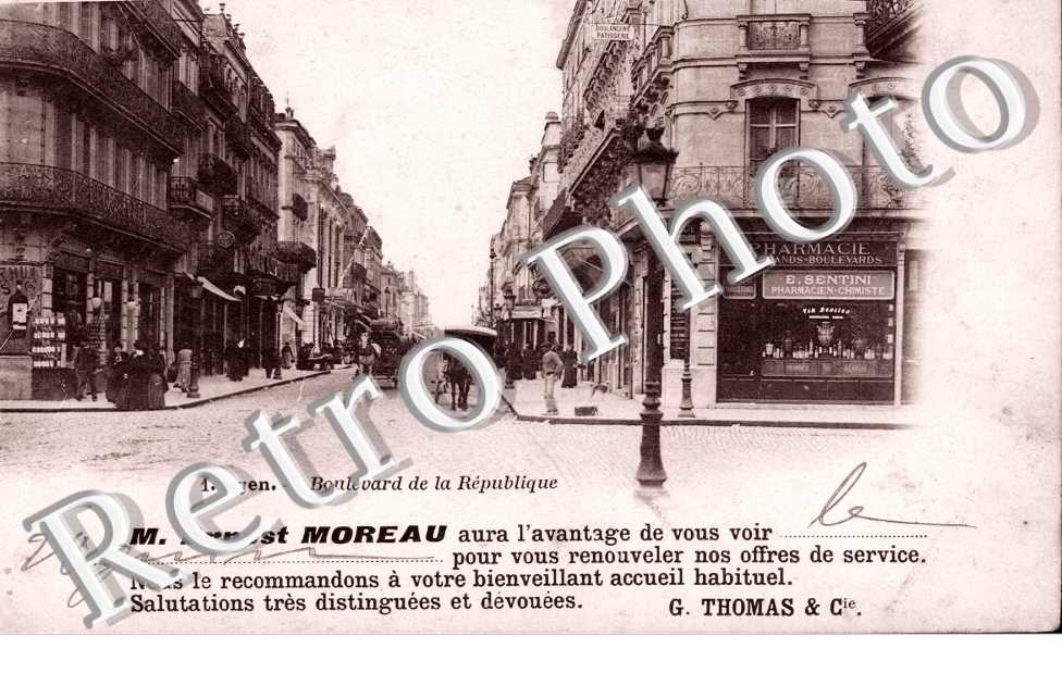 Boulevard de la Republique. M. Ernest Moreau