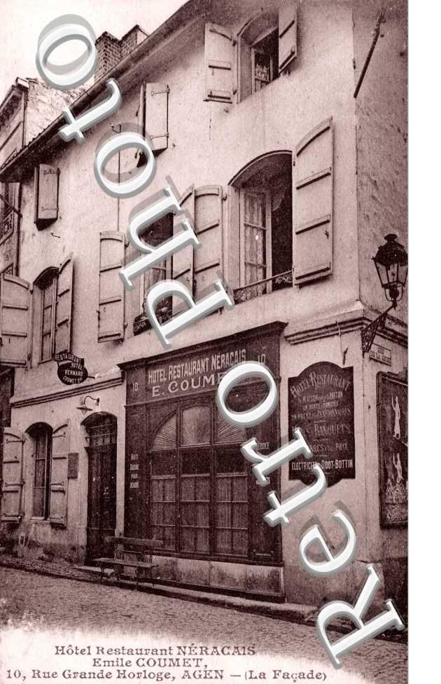 Hôtel Restaurant Neracais - Emile Coumet - 10 rue Grande Horloge