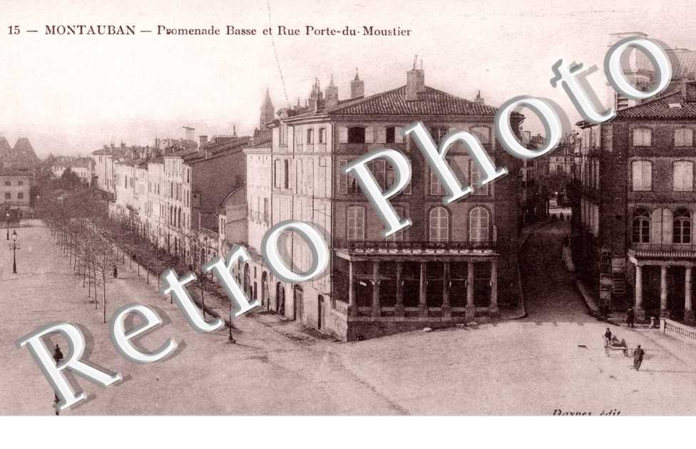la Promenade Basse et la Rue Porte-du-Moustier