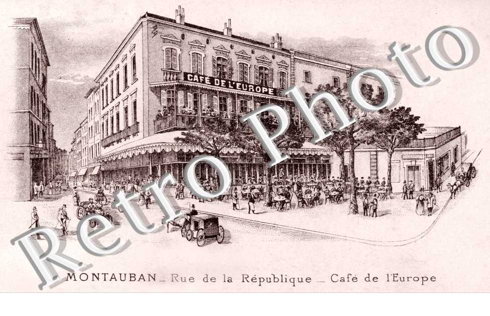 rue de la Republique, cafe de l'Europe