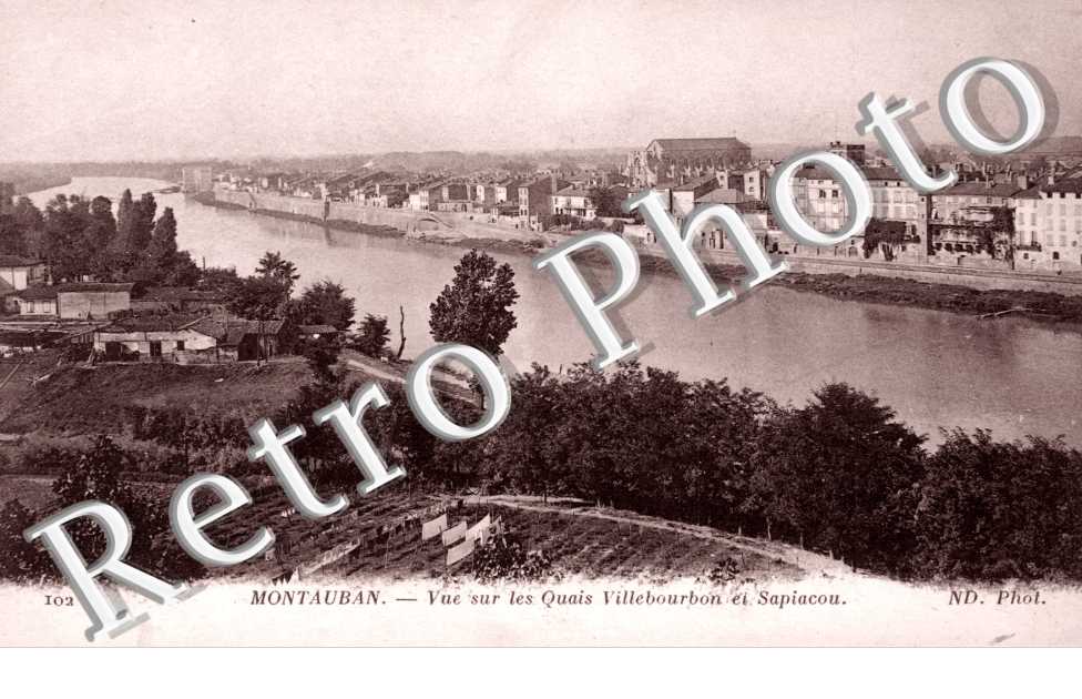 Vue sur les Quais Villebourbon et Sapiacou