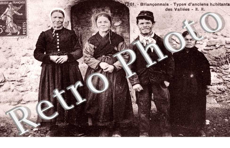Brianconnais Types d'anciens habitants des vallees
