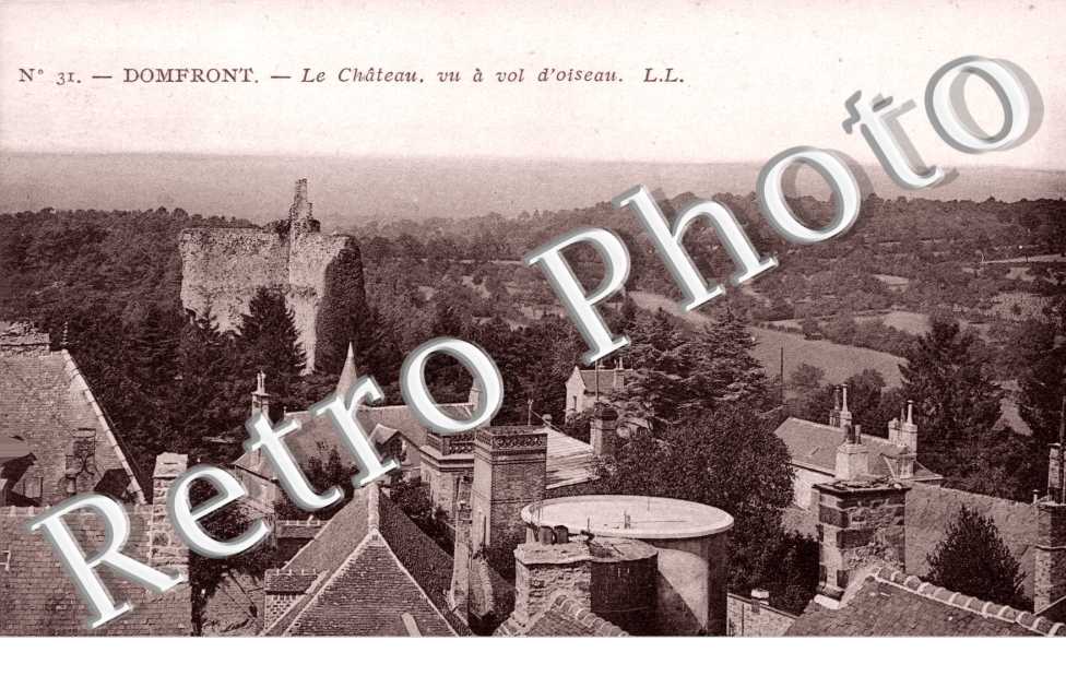 le Chateau vu a vol d'oiseau