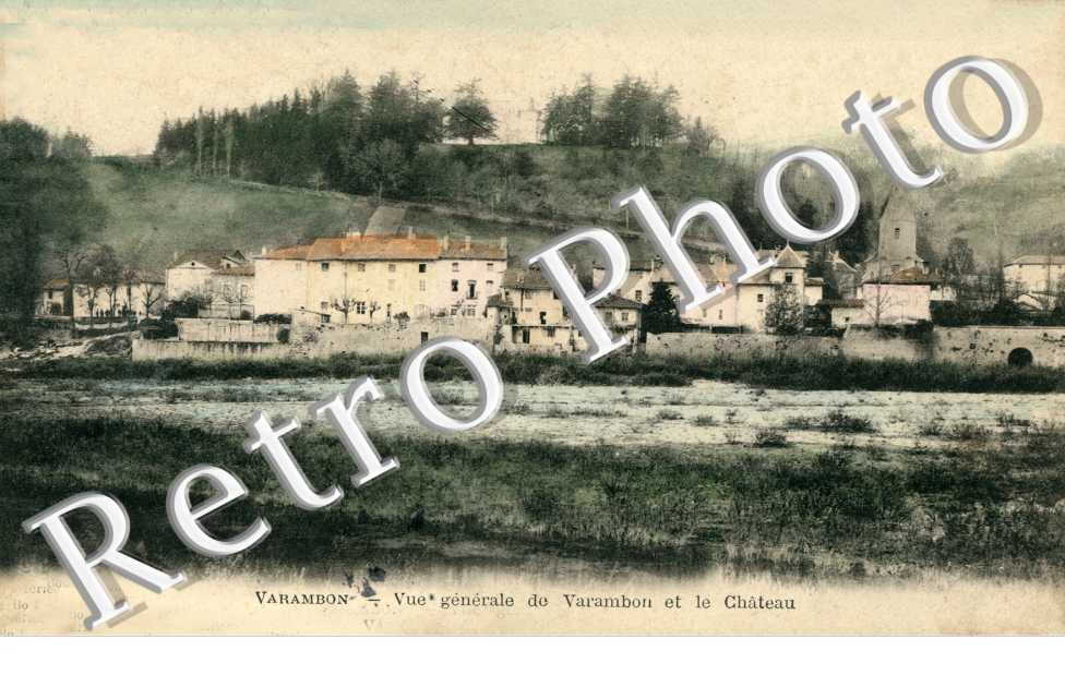 Vue Generale de Varambon et le Chateau