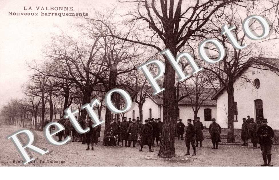 Camp de la Valbonne ecole de tir Nouveaux baraquements
