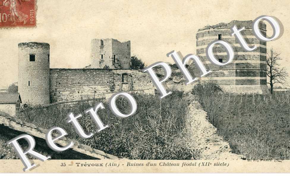 Ruines d'un Chateau feodal (XIIeme siecle)