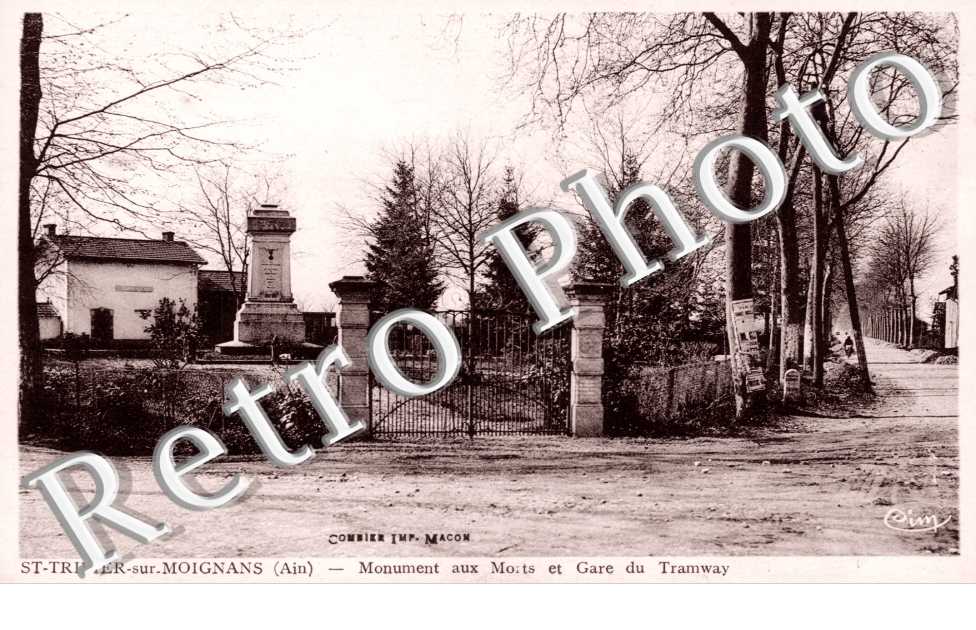 Monument aux Morts et Gare du Tramway