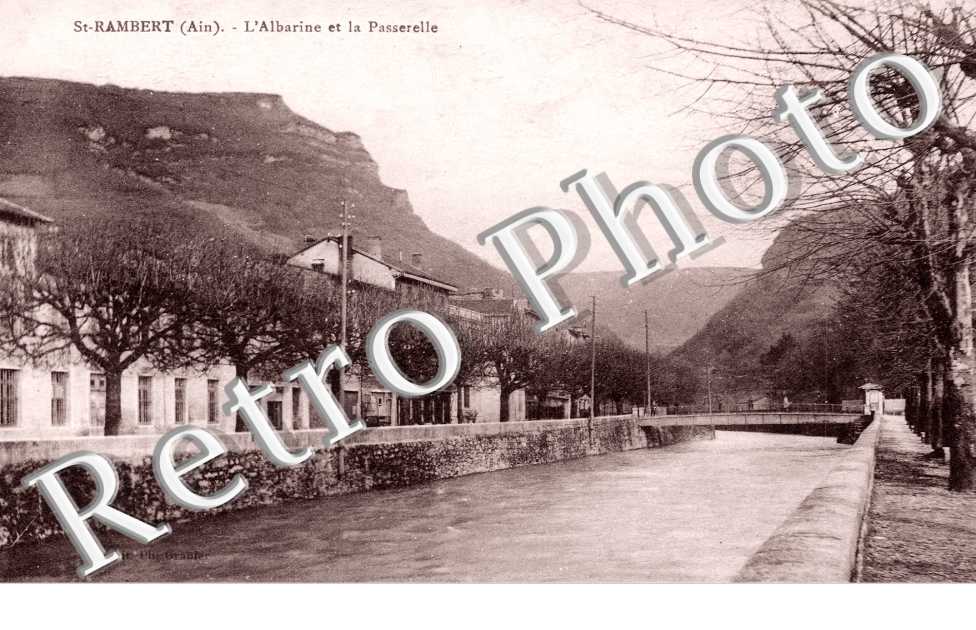 l'Albarine et la Passerelle