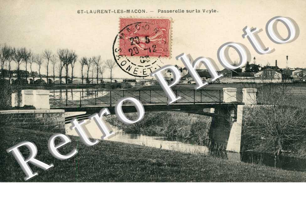 Passerelle sur la Veyle