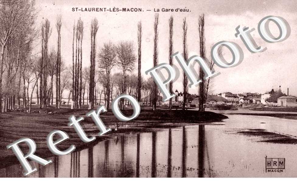 Saint-Laurent-les-Macon, la Gare d'Eau