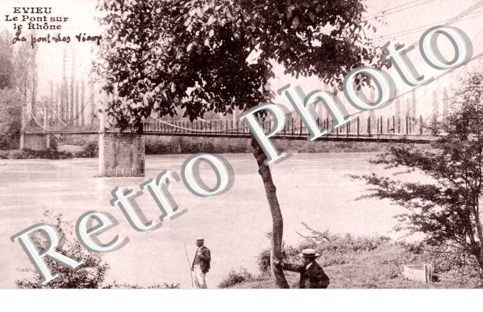 EVIEU  -  le Pont sur le Rhone