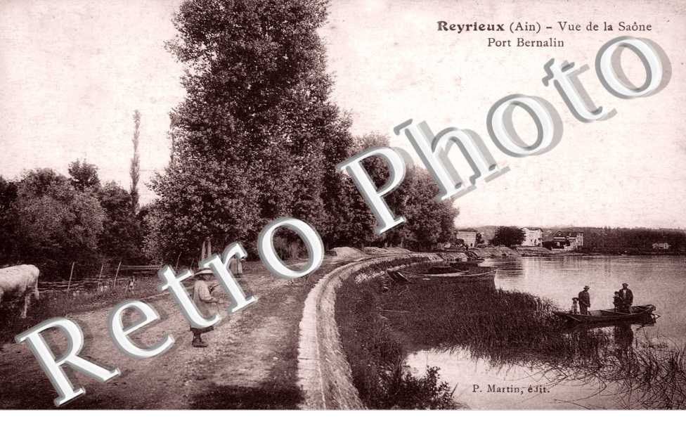 Vue de la Saone, Port Bernalin