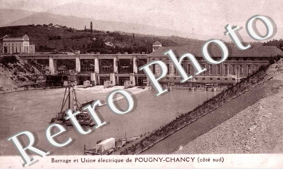 Pougny-Chancy, Barrage et Usine electrique
