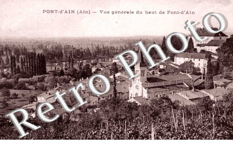 Vue Generale du Haut de Pont-d'Ain