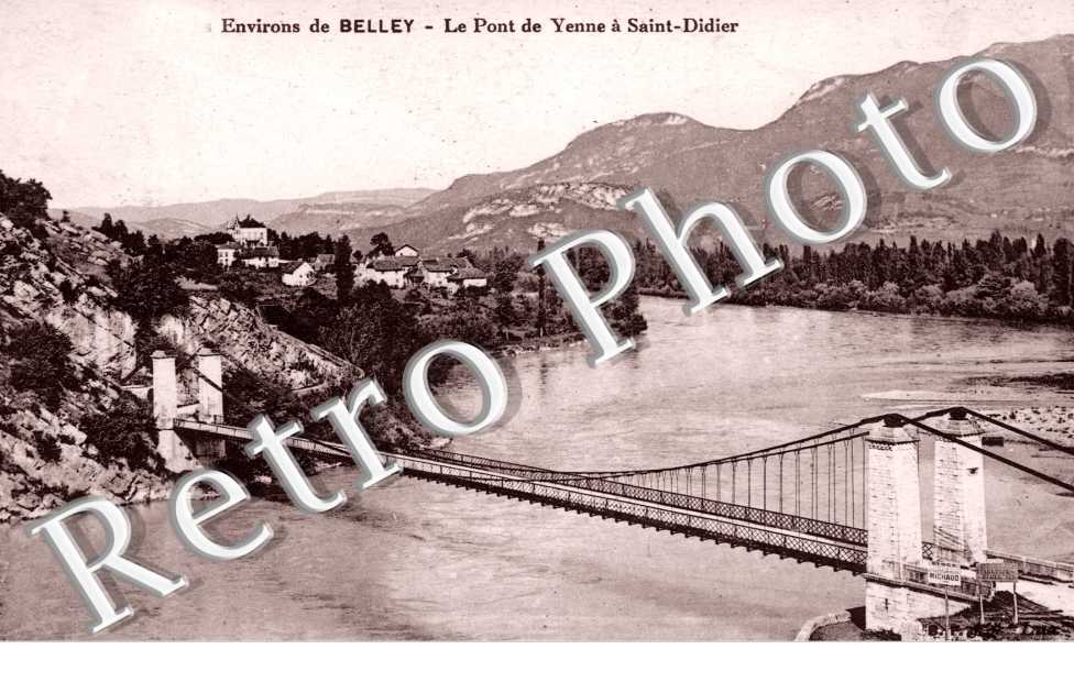 Environs de Belley, le Pont de Yenne a Saint-Didier