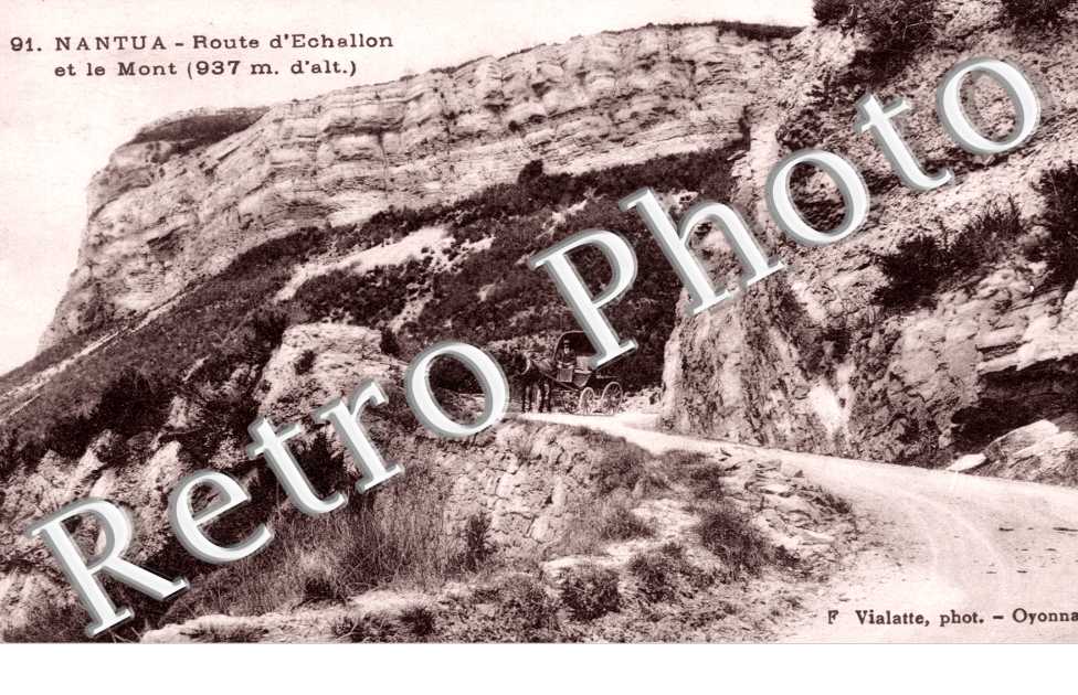 Route d'Echallon et le Mont