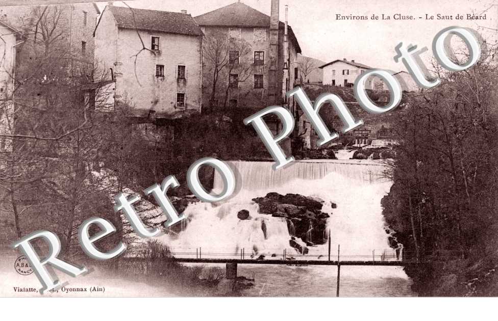 environs de LA CLUSE. Le Saut de Beard