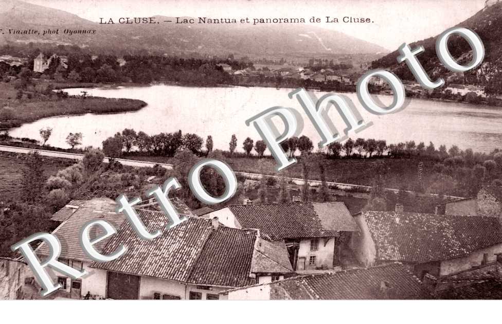 LA CLUSE. Lac de Nantua et Panorama de La Cluse