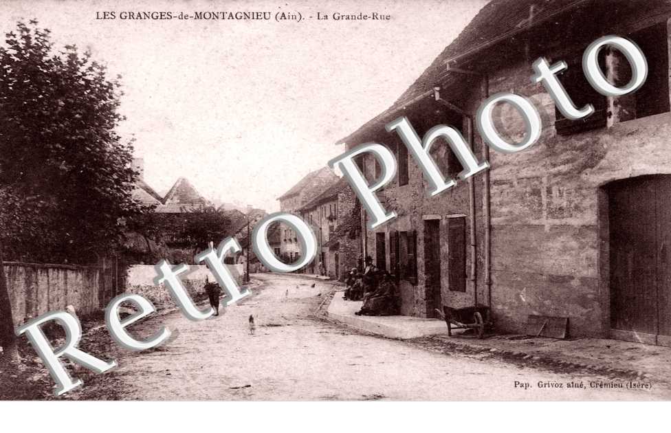 les Granges-de-Montagnieu, la Grande Rue