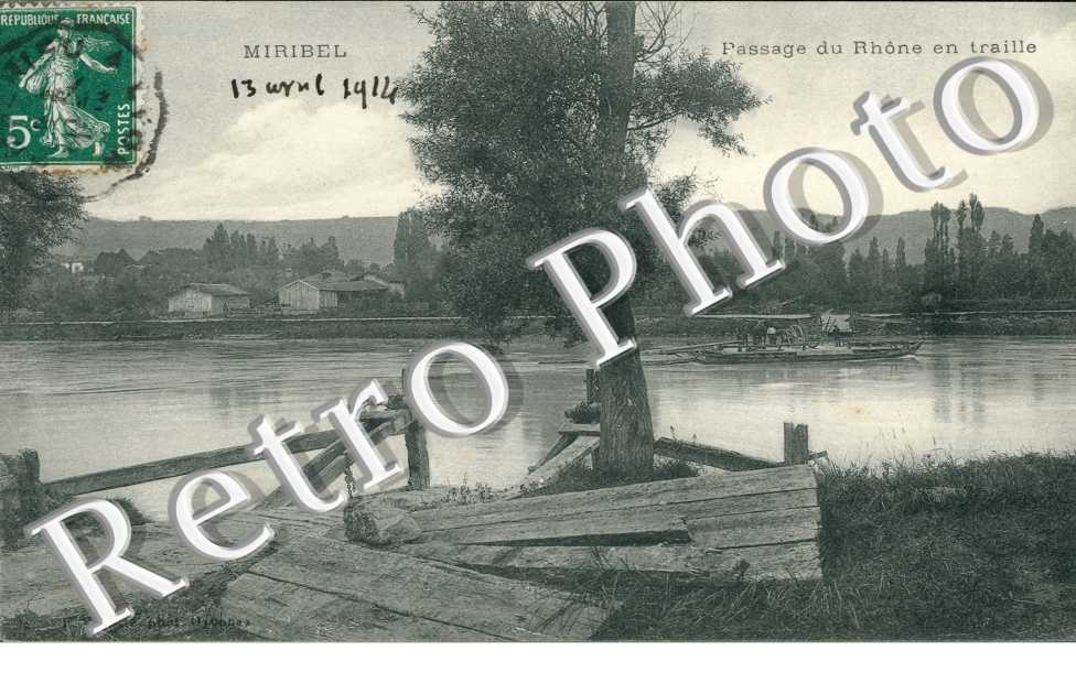 Passage du Rhone en Traille