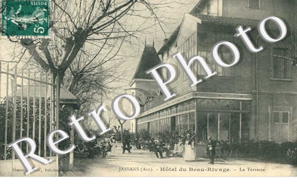 Hotel du beau rivage - la terrasse