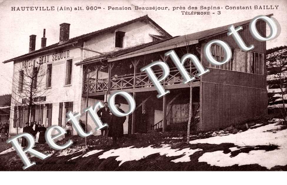 Pension Beausejour, pres des Sapins - Constant Bailly - telephone 3