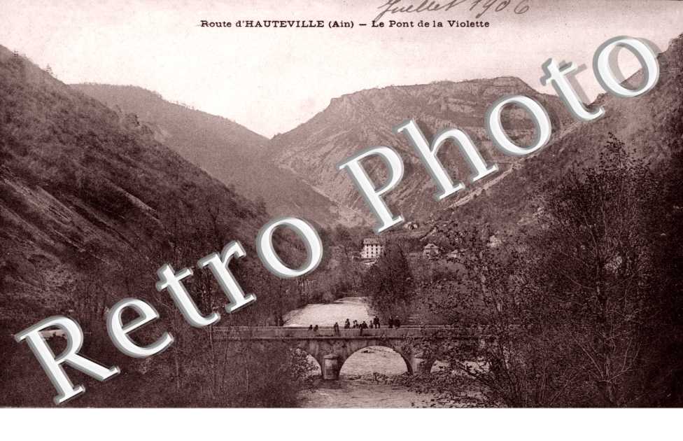 Route d'Hauteville, le Pont de la Violette