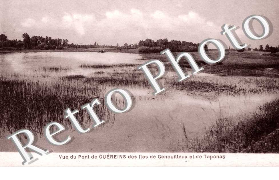 Vue du Pont des iles de Genouilleux et de Taponas