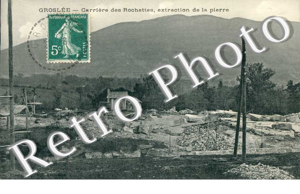Carriere des Rochettes - extraction de la Pierre