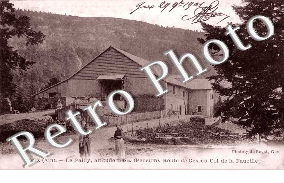 Le Pailly - route de Gex au col de la Faucille