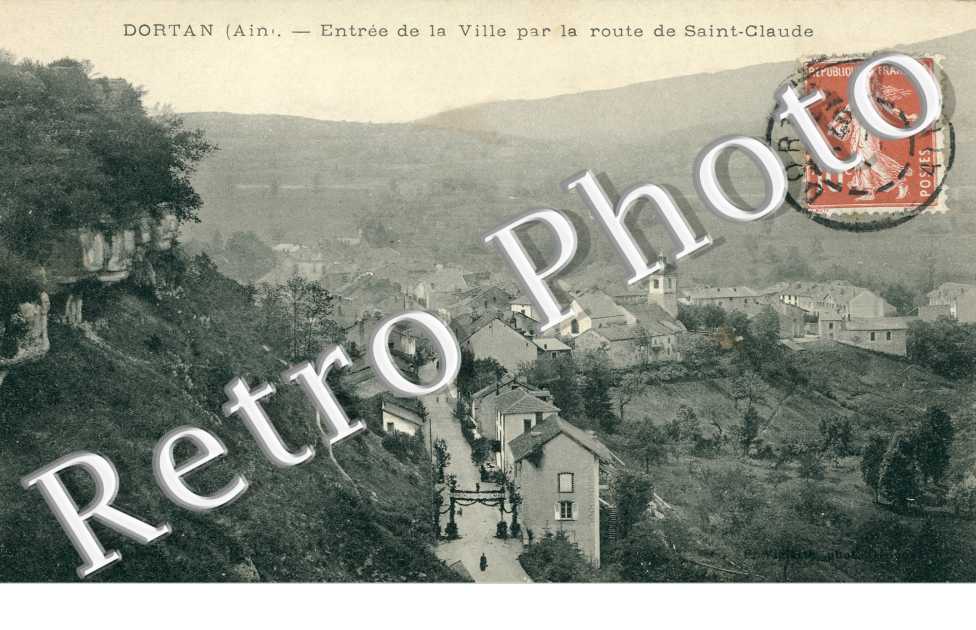 Entree de la ville par la route de st-Claude