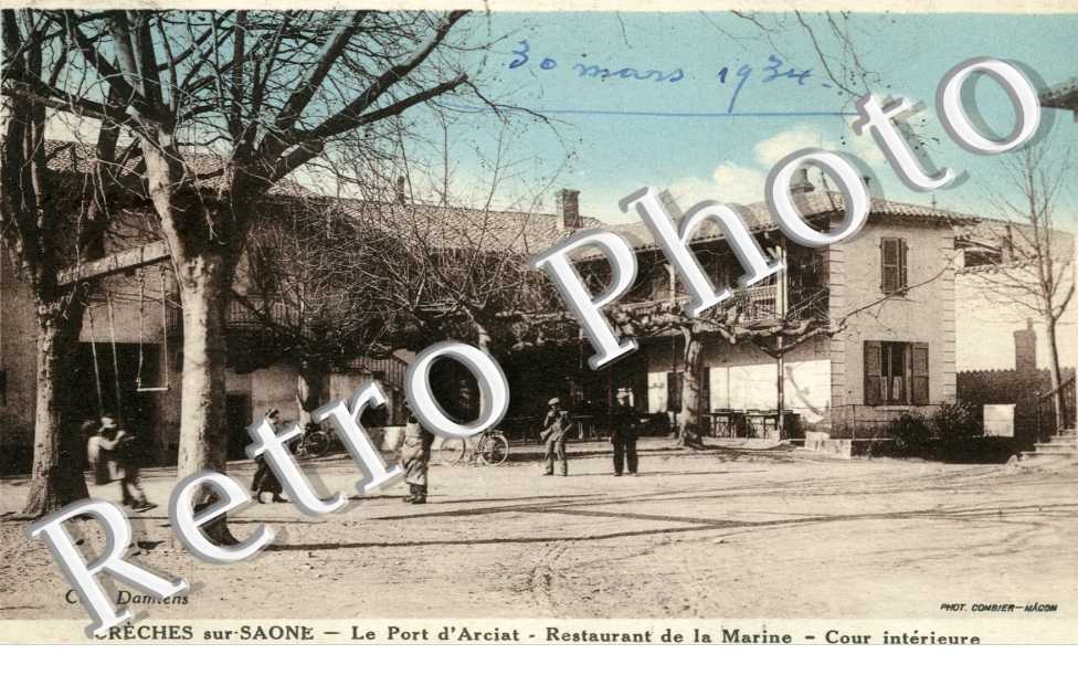 Le port d'Arciat - restaurant de la Marine