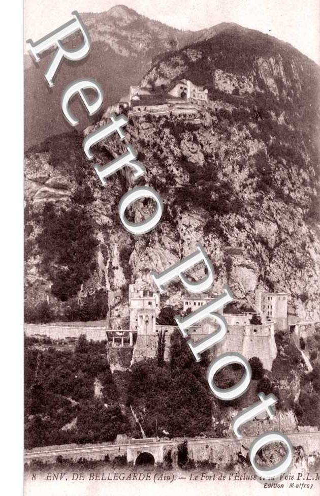 Fort de l'ecluse et la voie P.L.M