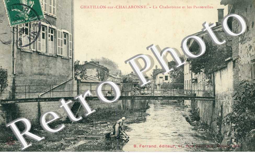 La Chalaronne et les passerelles
