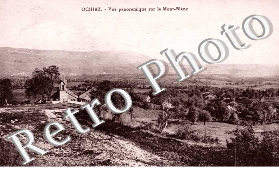 Ochiaz, vue sur le Mont Blanc
