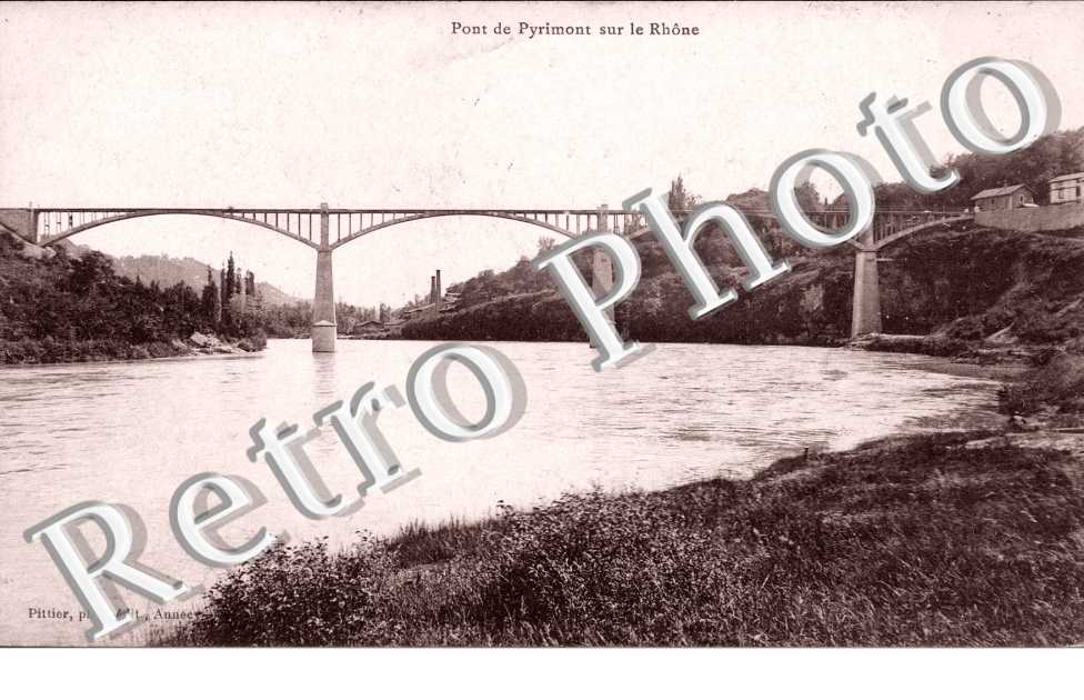 Pont de Pyrimont sur le Rhone