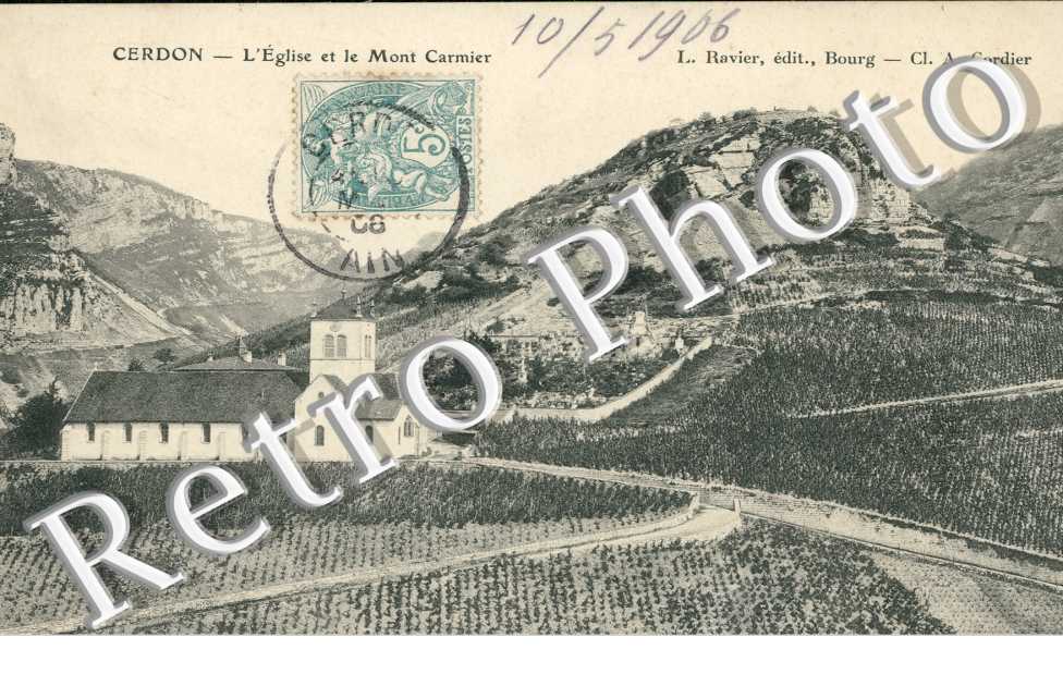 Eglise et le Mont Carmier